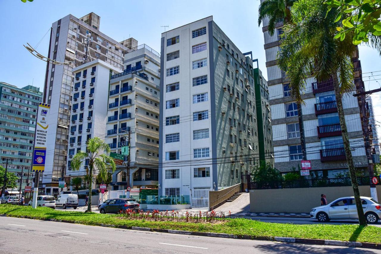 Апартаменты Charmoso Apto A Beira-Mar Com Wi-Fi Em Santos Sp Экстерьер фото