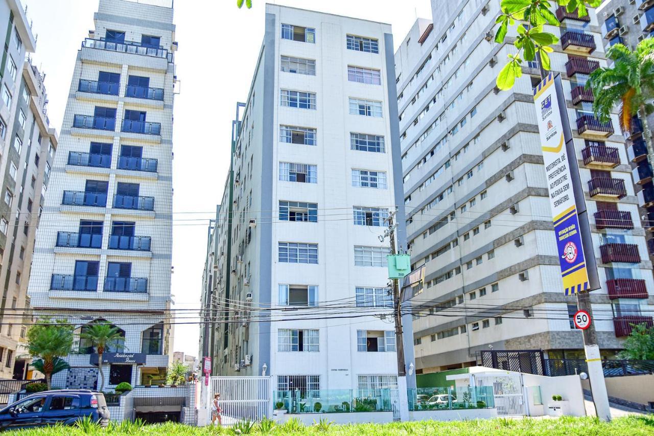 Апартаменты Charmoso Apto A Beira-Mar Com Wi-Fi Em Santos Sp Экстерьер фото